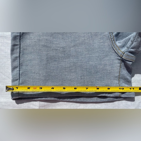 Judy Blue Color Block Denim Shorts Size M - Picture 6 of 9